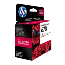 惠普原装墨盒HP678(CZ108AA) 彩色 适用于HP喷墨打印机HP DeskJet 2515 150页
