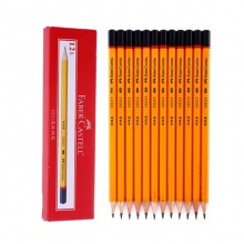 辉柏嘉高级铅笔132113 2B 黄杆 不带擦头  12支/盒