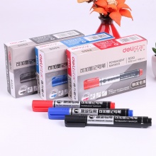 得力思达 S553 可加墨记号笔 物流专用 油性 1.5mm单头 红色/蓝色/黑色 10支/盒