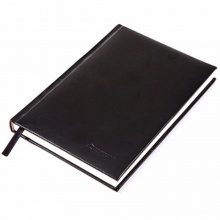 齐心皮面笔记本C5803 25K-146张 70g米黄 黑色