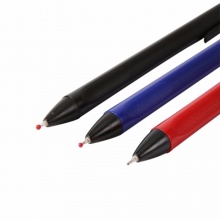 晨光水感顺滑中油圆珠笔ABPW3002按动 0.7mm葫芦头 黑色/红色/蓝色 40支/大盒