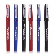晨光 GP1660-2 中性笔大容量 0.5mm 针管 黑色/蓝色/红色 12支/盒