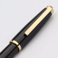 毕加索 PS-918 梦幻波尔卡系列钢笔 明尖 纯黑银夹/纯黑金夹 礼盒包装