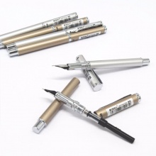 晨光金属钢笔AFP43104 银色/香槟色 12支/盒