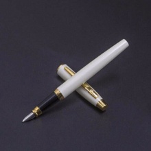 英雄礼品钢笔H603（简装铱金笔） 黑色/白色 0.6mm