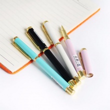 晨光皇冠钢笔AFP43105 暗尖 黑色/粉色/蓝色/白色 12支/盒