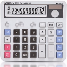 齐心计算器C-2135PLUS  配色 5个/盒