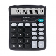 齐心计算器KA-837 超省钱 卡装 黑色 5个/盒