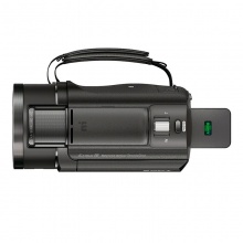 索尼(SONY) FDR-AX45 数码摄像机 黑色(4K 高清/5轴防抖/20倍光学变焦)