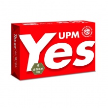 UPM 益思（Yes）红益思 70克 A4复印纸（500张/包 8包/箱）单位：包