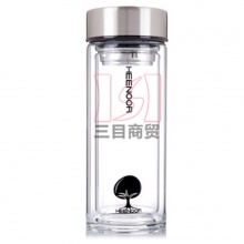 希诺玻璃双层保温杯XN-6701 265ml