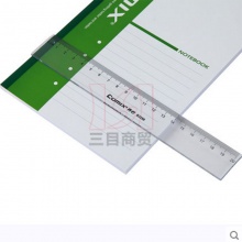 齐心直尺B3250 20CM 塑料透明