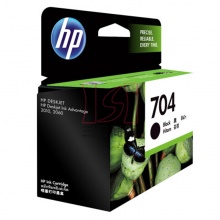 惠普原装墨盒HP704(CN692AA) 黑色 适用于HP喷墨打印机 2010/2060 480页