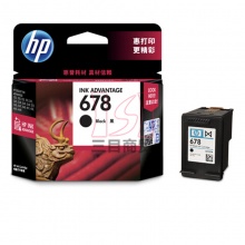 惠普原装墨盒HP678(CZ107AA) 黑色 适用于HP喷墨打印机HP DeskJet 2515 480页
