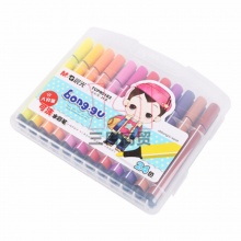 晨光三角水彩笔TCP90183 24色套装 大容量可洗水彩笔