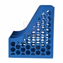齐心资料架B2113三格 蓝色 20组/箱