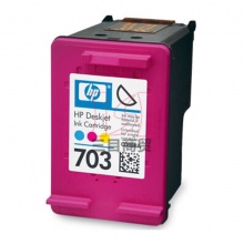 惠普原装墨盒HP703(CD887AA) 黑色 适用于HP喷墨打印机D730/K109a/K109g/F735 600页