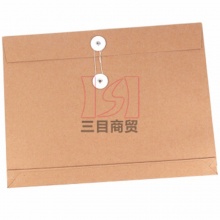 普通纸牛皮纸文件袋220gA4, 50个/扎