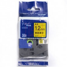兄弟标签色带TZE-631 12mm*8m 黄底黑字