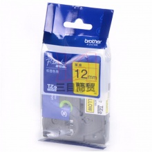 兄弟标签色带TZE-631 12mm*8m 黄底黑字