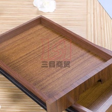 汇星木质五层桌面文件柜HX-3025 带锁 29.5*39*39cm 档案柜收纳柜