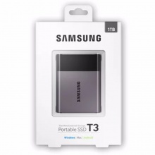 三星(SAMSUNG) T3系列 1TB 1T 便携式 SSD 固态移动硬盘 MU-PT1T0B/CN