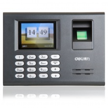 得力指纹考勤机 3946 免安装 黑色