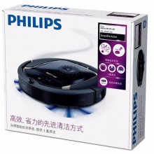 飞利浦（PHILIPS） 扫地机器人家用智能规划吸尘器 全自动清洁扫地机 地宝 深黑和金铜色FC8820/81