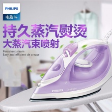 飞利浦（PHILIPS） 电熨斗 蒸汽 GC1026/38 家用手持蒸汽1800W不黏底