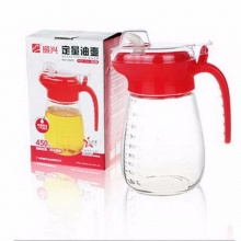 振兴 YH5893 定量油壶 450ml 115*95*178MM 红/蓝颜色随机