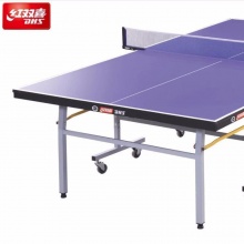 红双喜T2023乒乓球台 标准家用折叠移动两用室内乒乓球桌