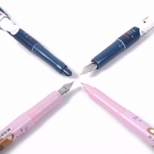 晨光直液式钢笔HAFP0438 组合卡装2支钢笔+6支墨囊 墨蓝/黑/纯蓝 24卡/盒