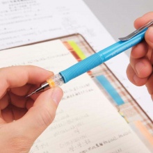 晨光活动铅笔AMPH5501黑0.5mm 旋转锁芯 黑/银/蓝笔杆随机 10支/盒