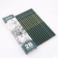 晨光铅笔AWP30402美术专业2B铅笔木杆 12支/盒