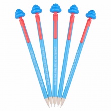 晨光自动铅笔疯狂便便AMP84008黑0.5mm外壳颜色随机 50支/盒