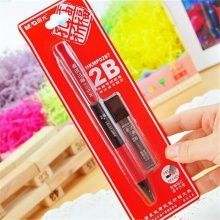 晨光自动铅笔孔庙祈福HKMP0287黑2B卡装组合（1盒笔芯+1支铅笔）外壳颜色随机 36支/盒