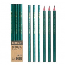 晨光铅笔AWP357X3 六角木杆铅笔经典HB 10支/盒