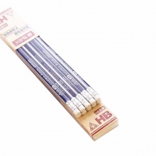 晨光铅笔AWP30907三角木杆铅笔HB 带橡皮 10支/盒