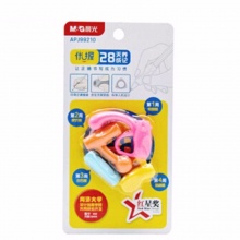晨光学生握笔矫正器APJ99210优握28天养成记组合装 4个/卡颜色随机