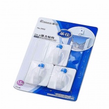 茶花 2902 CH-B强力挂钩粘钩 3个/组