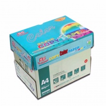 旗舰彩色复印纸80g A4规格复印纸A4复印纸 大红色100张/包