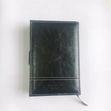 博文 18175 按扣皮面笔记本 18K-172页  黑色