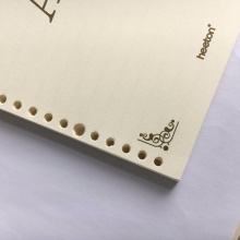 喜通皮面笔记本活页芯25-20A 25K-20孔205143mm 90页道林纸