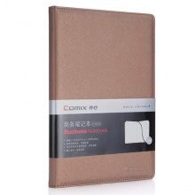 齐心皮面笔记本C5828 18K-146张 70g米黄 金色