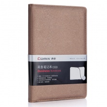 齐心皮面笔记本C5829 25K-146张 70g米黄 金色