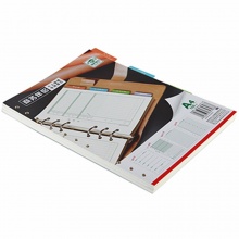 齐心活页芯CA401销售精英专用替芯 A4-100张
