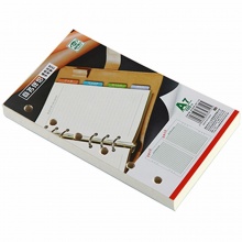 齐心活页芯CA700通用活页替芯 A7-100张 米白色