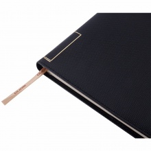 皮面本.卓能皮面笔记本ZN-2503 25K（20.5*14.3）黑色 PU面料