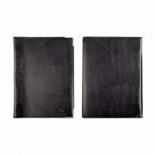 金辉 JH-22125 皮面活页笔记本 A5-120页 6孔 黑色