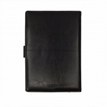 华岁磁扣皮面笔记本25060 25K-72页 黑色棕色 PU面料，70g米黄纸，内芯分类笔记本